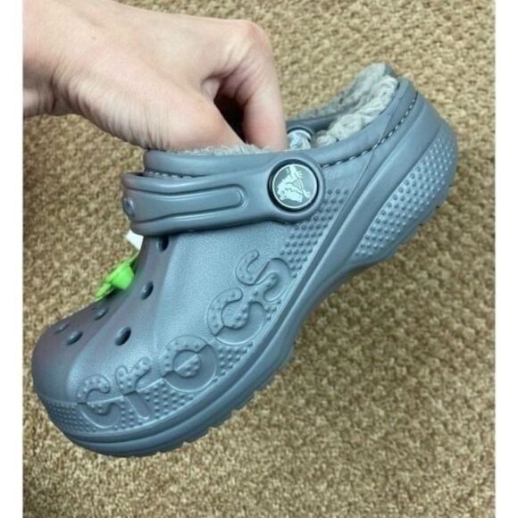 Crocs grey Baya Lined Clog - Picture 4 of 7